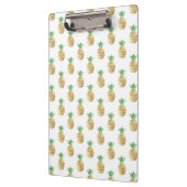 Tropisch Hawaiian Gold Foil Pineappel Patroon Klembord (Links)