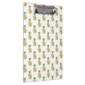 Tropisch Hawaiian Gold Foil Pineappel Patroon Klembord (Rechts)