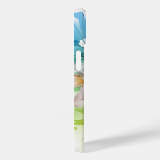 Tropisch Hawaiian iPhone 14 Hoesje (Achterkant / Rechts)