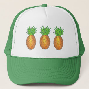 Tropisch Hawaiian Island Luau Pineapple Fruit Trucker Pet
