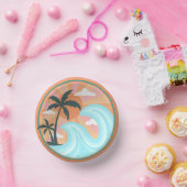 Tropisch Hawaiian Island Palm Trees Good Vibes Papieren Kommen (Feest)