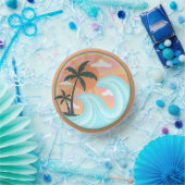 Tropisch Hawaiian Island Palm Trees Good Vibes Papieren Kommen (Feest)