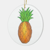 Tropisch Hawaiian Island Pineappels Fruit Welkom Keramisch Ornament (Links)