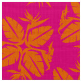 Tropisch Hawaiian Quilt Pattern Bird of Paradise Stof (Close Up)