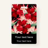 Tropisch Hawaiian Thema Event and ID Badge Design (Voorkant)