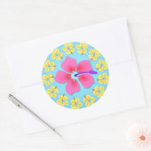 Tropisch Hawiian Luau Cupcake Stickers (Envelop)