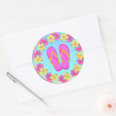 Tropisch Hawiian Luau Cupcake Stickers (Envelop)