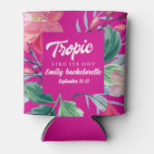 Tropisch heet Bachelorette Weekend feestje Blikjeskoeler (Voorkant)