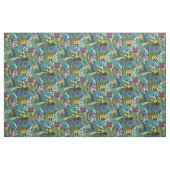 Tropisch helder bloemmotief stof (Fat Quarter)