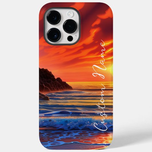 Tropisch heldere oceaanzonnewolken Case-Mate iPhone case (Achterkant)
