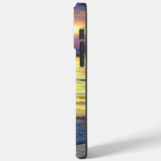 Tropisch heldere oceaanzonsonderstel Case-Mate iPhone case (Achterkant / Links)