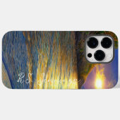 Tropisch heldere oceaanzonsonderstel Case-Mate iPhone case (Achterkant (horizontaal))