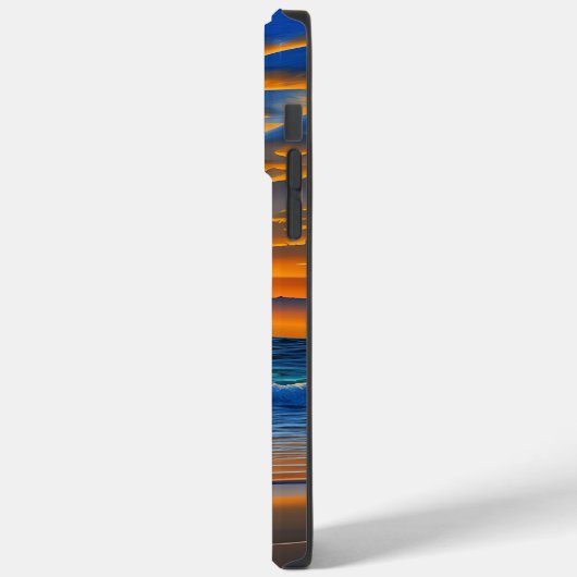 Tropisch heldere oceaanzonsonderstel Case-Mate iPhone case (Achterkant / Links)