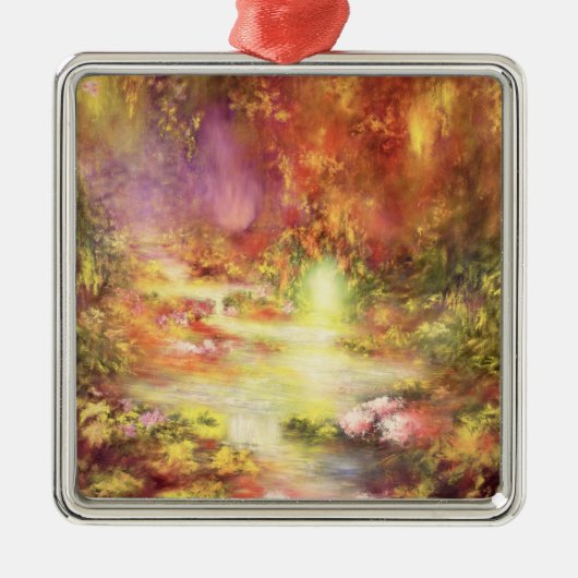 Tropisch herstel 1990 metalen ornament (Voorkant)