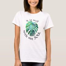 Tropisch Het Is Goed Met Mijn Ziel Monstera Modern