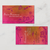 Tropisch Hibiscus Cafe Restaurant Visitekaartje (Voorkant / Achterkant)