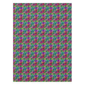 Tropisch Hibiscus Floral Flower Pattern Tafelkleed (Voorkant)