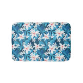 Tropisch Hibiscus Floral Pattern 2 Badmat (Voorkant)