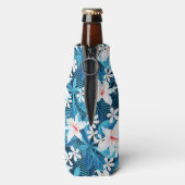 Tropisch Hibiscus Floral Pattern 2 Flesjeskoeler (Fles Achterkant)