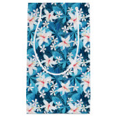 Tropisch Hibiscus Floral Pattern 2 Klein Cadeauzakje (Voorkant)