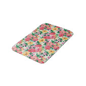 Tropisch Hibiscus Floral Pattern Badmat (Gekanteld)