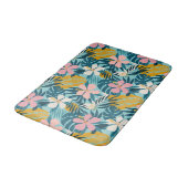 Tropisch Hibiscus Floral Pattern Badmat (Gekanteld)