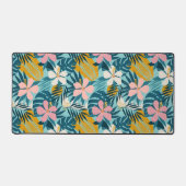 Tropisch Hibiscus Floral Pattern Bureaumat (Voorkant)