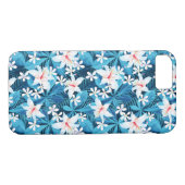 Tropisch Hibiscus Floral Pattern Case-Mate iPhone Case (Achterkant (Horizontaal))