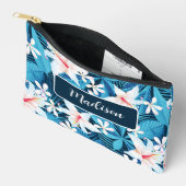 Tropisch Hibiscus Floral Pattern Etui (Open)