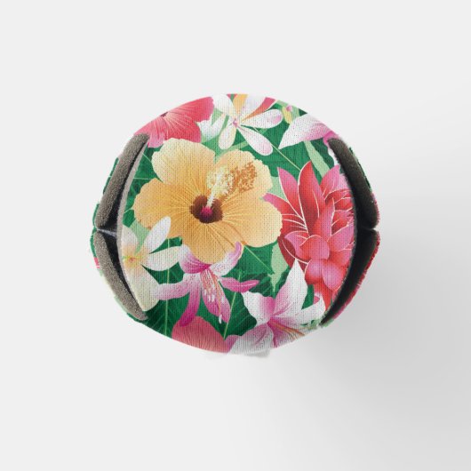 Tropisch Hibiscus Floral Pattern Flesjeskoeler (Bodem)