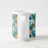 Tropisch Hibiscus Floral Pattern Grote Koffiekop (Achterkant)