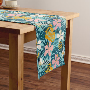 Tropisch Hibiscus Floral Pattern Medium Tafelloper