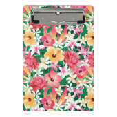 Tropisch Hibiscus Floral Pattern Mini Klembord (Voorkant)