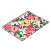 Tropisch Hibiscus Floral Pattern Notitieboek (Linkerzijde)