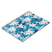 Tropisch Hibiscus Floral Pattern Notitieboek (Linkerzijde)