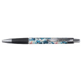 Tropisch Hibiscus Floral Pattern Pen (Achterkant)