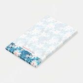 Tropisch Hibiscus Floral Pattern Post-it® Notes (Schuin)