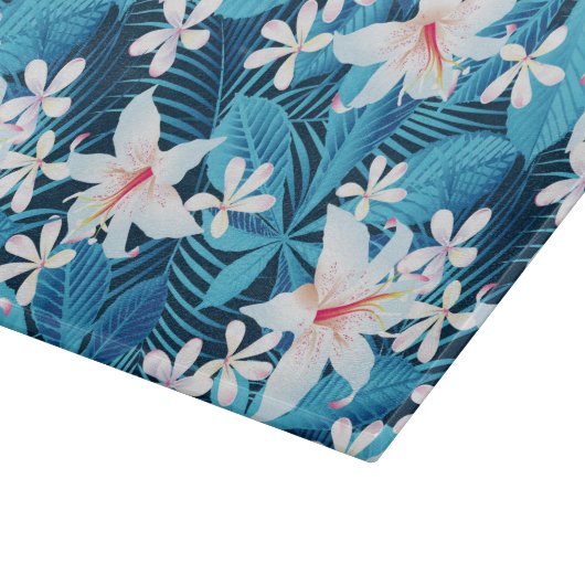 Tropisch Hibiscus Floral Pattern Snijplank (Hoek)