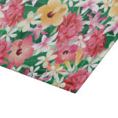 Tropisch Hibiscus Floral Pattern Snijplank (Hoek)