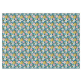 Tropisch Hibiscus Floral Pattern Tafelkleed (Voorkant (Horizontaal))