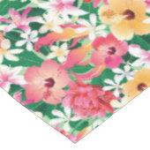 Tropisch Hibiscus Floral Pattern Tafelkleed (Gekanteld)