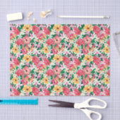 Tropisch Hibiscus Floral Pattern Tissuepapier (Craft)