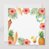 Tropisch Hibiscus Frame Aloha Sfeer Kaart (Voorkant)