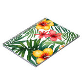 Tropisch Hibiscus Jungle Notitieboek (Linkerzijde)