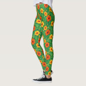 Tropisch Hibiscus Junglepatroon Leggings (Links)