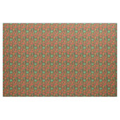 Tropisch Hibiscus Monstera Leaf Green Pattern Stof (Fat Quarter)