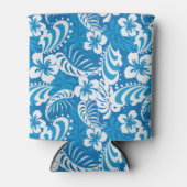 Tropisch Hibiscus Pattern Blikjeskoeler (Voorkant)