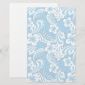 Tropisch Hibiscus Pattern Briefpapier (Voorkant / Achterkant)