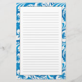 Tropisch Hibiscus Pattern Briefpapier (Voorkant)