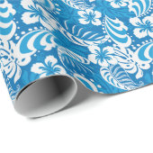 Tropisch Hibiscus Pattern Cadeaupapier (Rol Hoek)